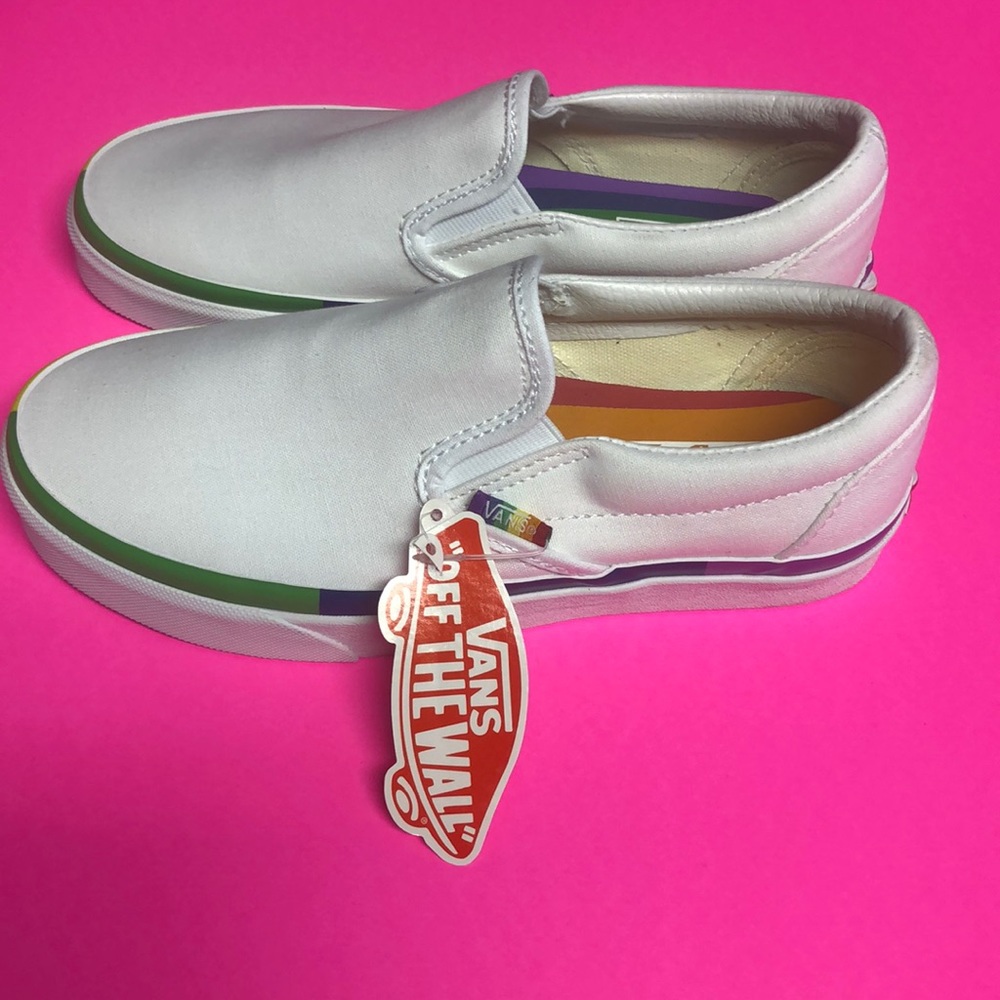 Vans- New in box slip on sneakers